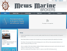 Tablet Screenshot of mewsmarine.com.au